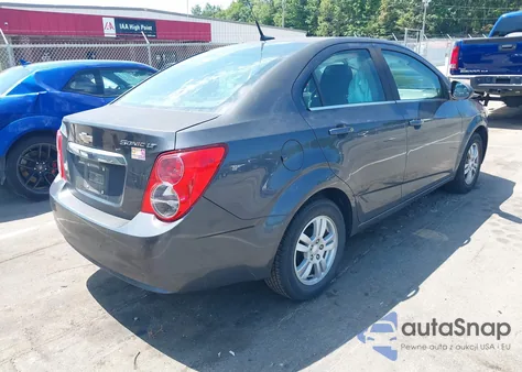 2013 Chevrolet Sonic Lt Auto из США, поврежденный, VIN 1G1JC5SH3D4209350